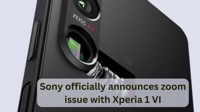 Sony Xperia 1 VI Receives Early Enhancement: First Software Update Fixes Telephoto Zoom