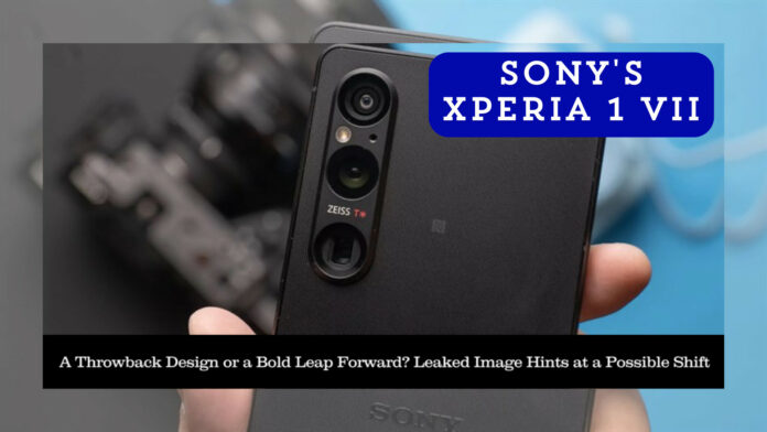 Xperia 1 VII: A Throwback Design or a Bold Leap Forward? Leaked Image Hints at a Possible Shift