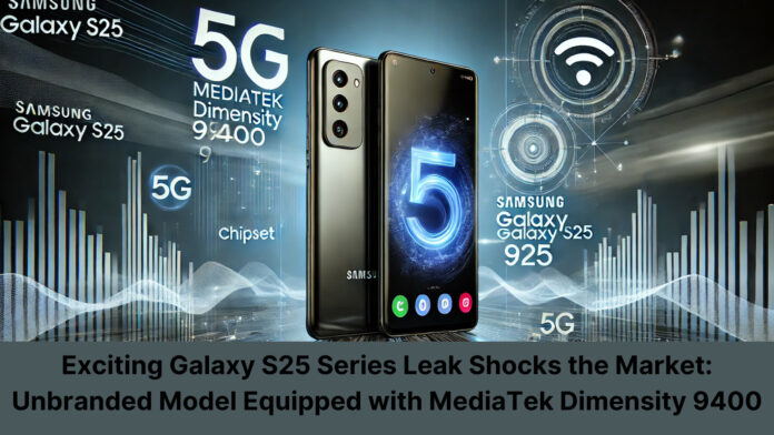 Exciting Galaxy S25 Series Leak Shocks the Market: Unbranded Model Equipped with MediaTek Dimensity 9400