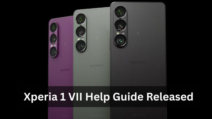Xperia 1 VII Help Guide Released: Dual eSIM, Camera Refinements, and a Quiet Evolution of Sony’s Flagship