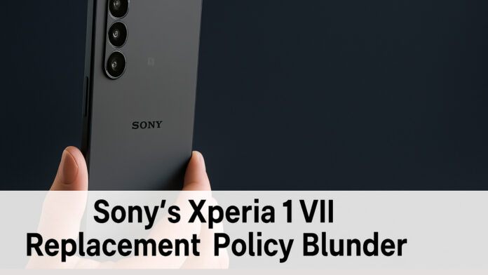 Sony’s Xperia 1 VII Replacement Policy Blunder: Big Flaws in Judgment Program Spark Concerns