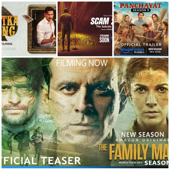 List of Upcoming Indian Web Series from Aashram 4, Family Man 3, Maharani Season 4, Delhi Crime 3, & many more