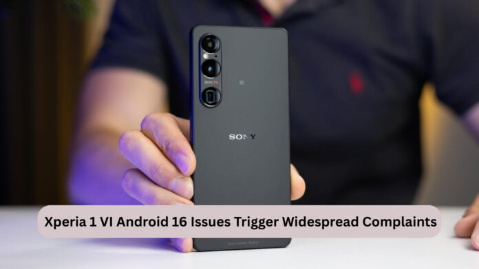 Xperia 1 VI Android 16 Issues Trigger Big Widespread Complaints Over Overheating, Battery Drain, and Instability