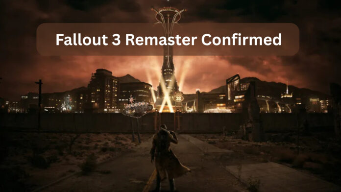 Fallout 3 Remaster Confirmed by Prominent Leaker, New Vegas Remake Also Rumored