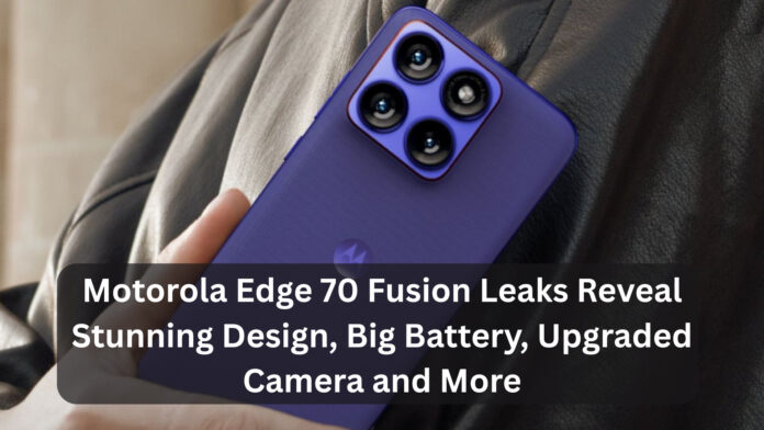 Motorola Edge 70 Fusion Leaks Reveal Stunning Design, Big Battery, Upgraded Camera and More