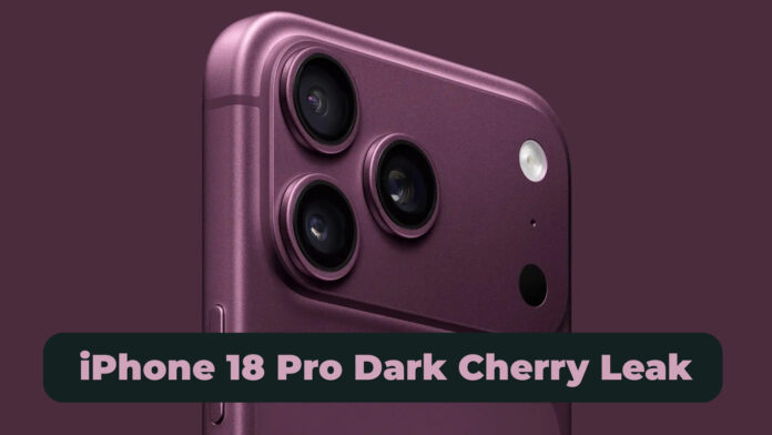 Exciting iPhone 18 Pro Dark Cherry Leak Gains Momentum as New Images Surface