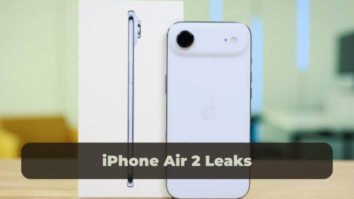 iPhone Air 2 Leak Reveals New Color, Camera and Processor Upgrades