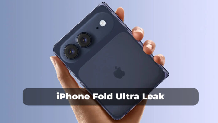 iPhone Fold Ultra Leak Reveals Premium Design and A20 Pro Chip Specs