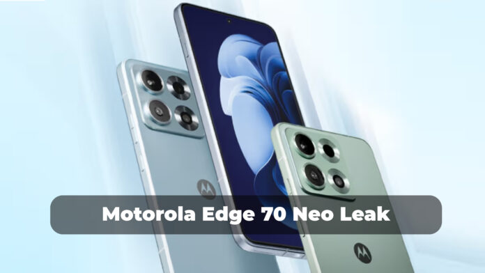 Motorola Edge 70 Neo Leak Hints at a Compact Comeback for the Popular Mid-Range Series